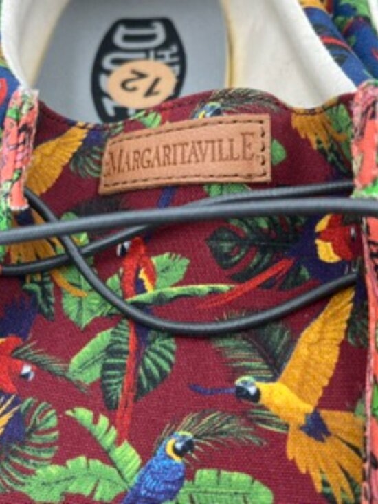NEW Hey Dude Wally Margaritaville shoes men’s 12 Tropical Slip on main image 7